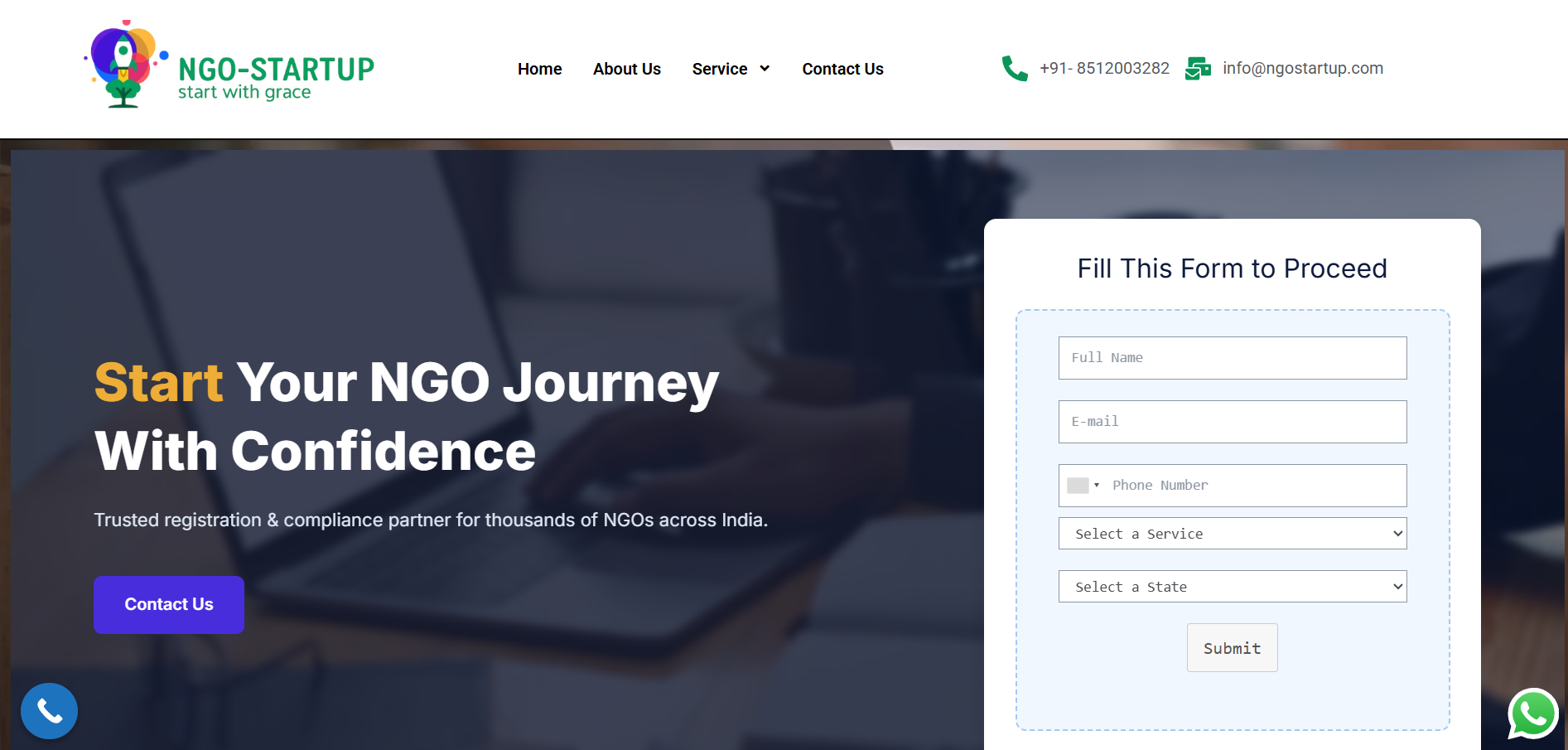 ngo WordPress preview